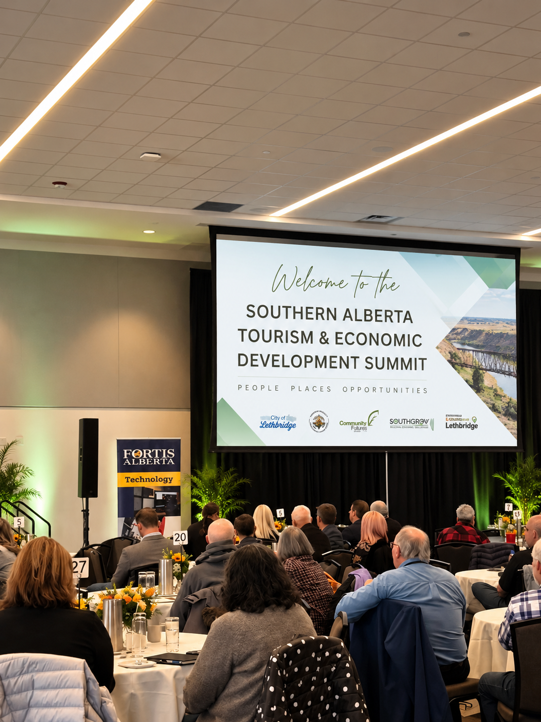 Audience at the Southern Alberta Tourism and Economic Development Summit